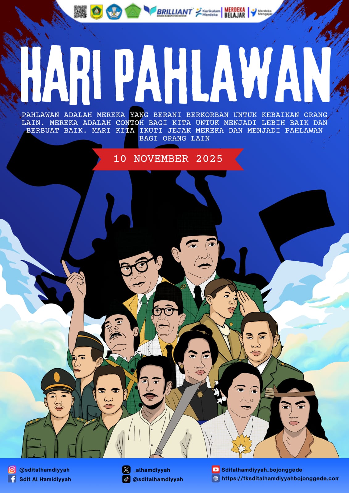 Hari Pahlawan: Menghidupkan Semangat Perjuangan di SDIT Al Hamidiyyah