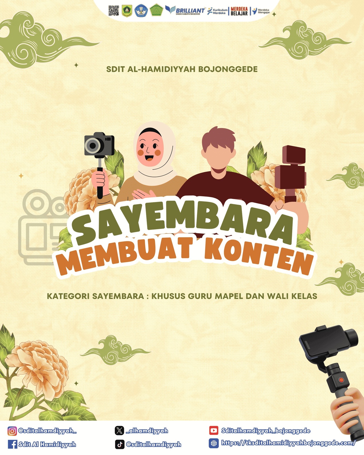 SAYEMBARA KONTEN : Pembiasaan Guru dalam Membuat Video Pembelajaran di SDIT Al-Hamidiyyah